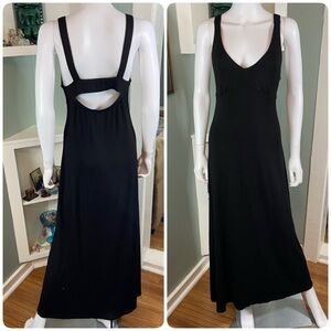 Peyton Jenson Black Backless stretch Casual Dress Medium